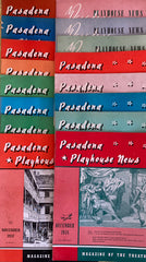 Pasadena Playhouse News. 1937-1939. Group of 16 issues.