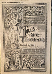 "In the Palace of The King." Hollis St. Theatre, Boston. Sept. 30, 1901.