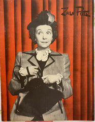 (Zazu Pitts) "Ramshackle Inn." Souvenir B'way Theater Program. (1944.)
