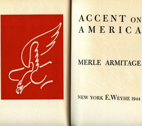 Inscribed!  Accent on America.  [1944]