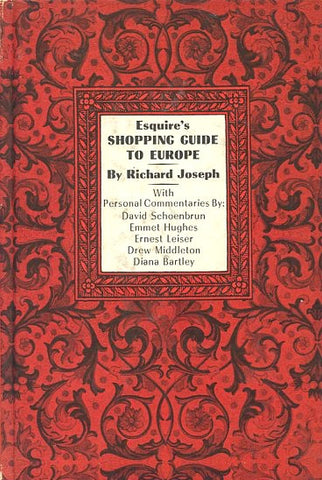 (Travel)  Esquire's Shopping Guide to Europe.  By Richard Joseph.  [1961].