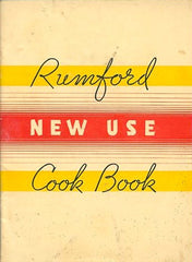  {Baking Powder} Rumford New Use Cook Book.  [1935].