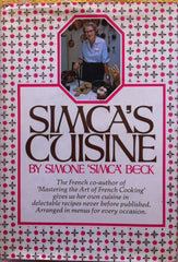 Inscribed Simca's Cuisine 1st ed w/ dj