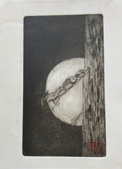 Page Smith Etching. [Chickens Roosting]. (1988)