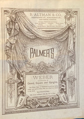 Palmer's Theatre, NY. William Shakespeare's "The Winter's Tale." With Mary Anderson. Dec. 14, 1888.