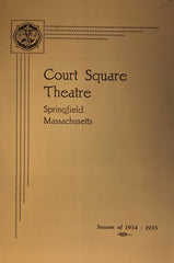 Court Square Theatre, Springfield, MA. "Blaze of Glory." Oct. 1, 1930.