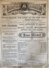 Boston Museum, MA. "Rose Michel." Jan. 3, 1876.