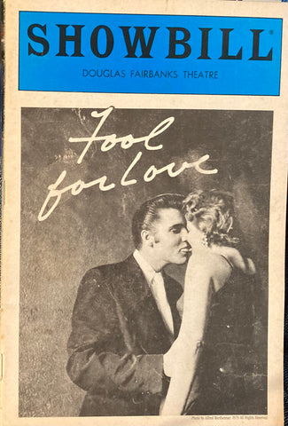 "Fool for Love." By Sam Shepard. Circle Reperatory Theatre, NY. Dec., 1984.