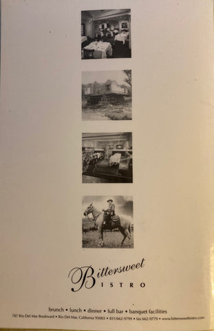 (Santa Cruz) Bittersweet Bistro. Menu. (N.d., ca. 1990s)