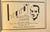 Parsons Theatre. Hartford, CT. "Houseparty." Sept. 2, 1929.