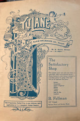 Tulane, New Orleans, LA. "Oliver Goldsmith." Feb. 11, 1900.