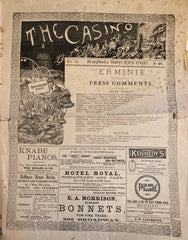 Casino Theatre, NY. "Erminie." Nov. 21, 1886.
