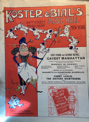 Koster & Bial's Music Hall. "Gayest New York." March 22, 1897.