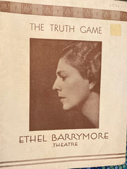 "The Truth Game." Ethel Barrymore Theatre, NY. With Billie Burke and Ivor Novello. March 16, 1931.