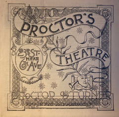 Procter's Theatre, NY. "The Lost Paradise." Jan. 11,  1892.