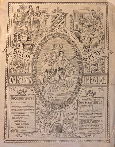Daly's Theatre, NY. "Needles and Pins!" Nov. 27, 1880.