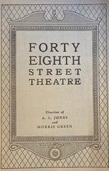 Forty-Eighth St. Theatre, NY. "Brothers." July 15, 1929.