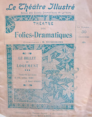 Theatre de Athenee, Paris. "Le Billet de Logemont." (1901)