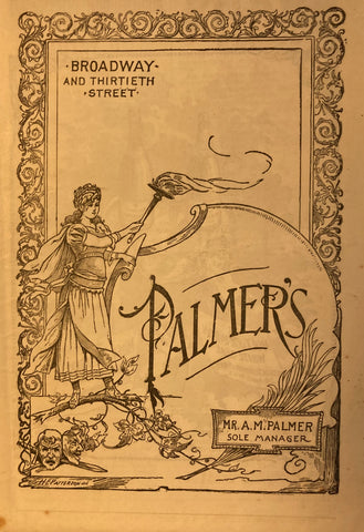Palmer's Theatre, NY. "Camille." Nov. 10, 1894.