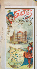 Palace Theatre of Varieties, London. "Varieties & Novelties." August 22, 1908.
