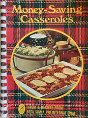 Money-Saving Casseroles. Beta Signa Phi Int'l. (1974)