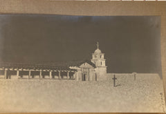 (Signed) {Photograph} Rand-Smith, Frances. Mission Santa Cruz. (N.d., ca. 1916)