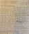(Ephemera) Handwritten Letter Regarding Pedigree of Smooth Fox-Terrier puppy. Denver Kennels. (1909)