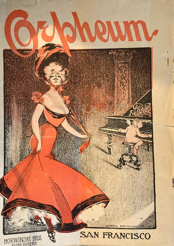 Orpheum Theatre, SF. (Vaudeville Program) Sept. 28, 1902.