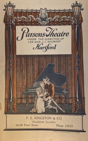 Parsons Theatre. Hartford, CT. "Trigger." Nov. 28, 1927.