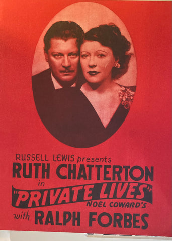 American Theatre, St. Louis, MO. "Private Lives." Feb. 14, 1943.