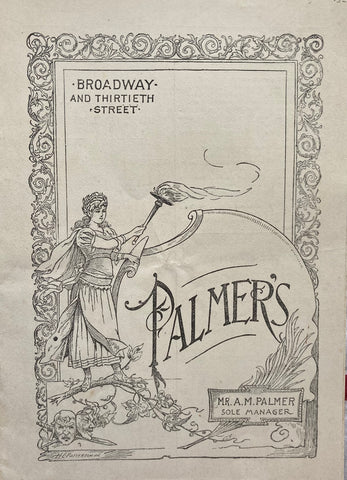 Palmer's Theatre, NY. "Col. Carter of Cartersville." April 18, 1892.