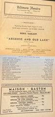 (Starring Boris Karloff) Biltmore Theatre, Los Angeles. Aug. 17, 1942.