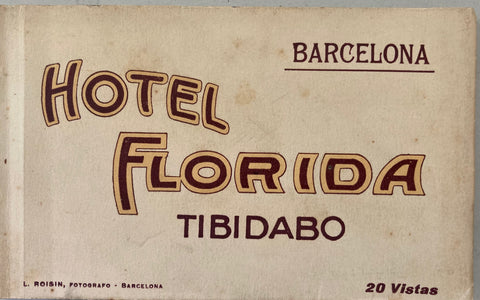 (Mount Tibidabo, Barcelona, Spain) Gran Hotel Florida. 20 color pictorial postcards. (N.d., ca 1900s)