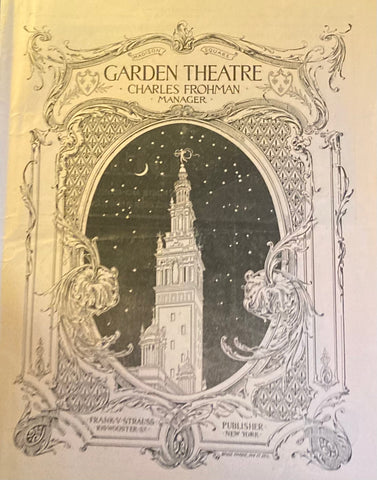 Garden Theatre, NY. "Indian Summer." Followed by "The First Born." Dec. 6, 1897.