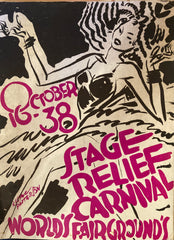 (1939 World's Fair) Stage Relief Carnival, World's Fairgrounds, NY. Oct. 16, 1938.