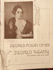 Ziegfeld Follies of 1931. Ziegfeld Theatre, NY.