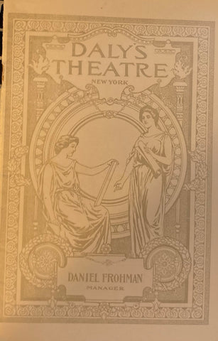 Daly’s Theatre, NY. "The Maneuvers of Jane." Nov. 27, 1899.
