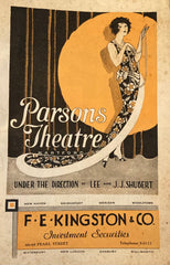 Parson's Theatre, Hartford CT. "The Last Enemy." Oct. 20, 1930. Cast includes Jessica Tandy.