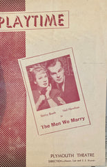 Plymouth Theatre, Boston. "The Men We Marry." Dec. 29, 1947.