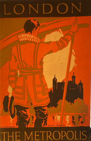 (Freda Lingstrom, Illustrator) London. The Metropolis. (N.d., ca. 1930)