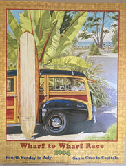 (Santa Cruz) [Poster] Wharf to Wharf. 2004. 1 of 200 copies, Signed by artist.