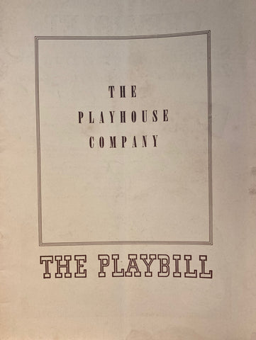 The Playhouse, NY. Vincent Price in "Outward Bound." April 24, 1939.