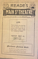 Reade's Main St. Theatre, Asbury Park, NJ. "The Green Beetle." July 14, 1924.