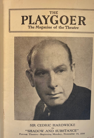 Chestnut Street Opera House, PA. "The Sea Gull." Oct. 31, 1938.