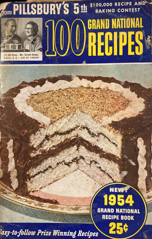 Pillsbury's 5th $100,000 Recipe and Baking Contest - 100 Prize-Winning Recipes. (1954)