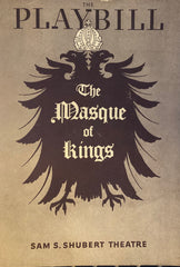 Shubert Theatre, NY. "The Masque of Kings." March 22, 1937.