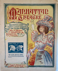 Manhattan Theatre, NY. Mme. Anna Held starring in "Papa's Wife." Nov. 20, 1899.