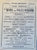 (Folies-Bergere) Theatre de Vaudeville, Paris. Programme Officiel. Saison 1910.