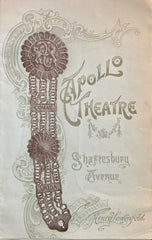 Apollo Theatre, London. "Kitty Grey." Starring Miss Edna May. 1901.