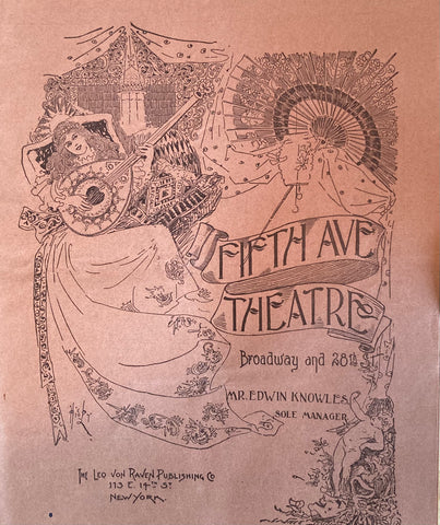 Fifth Avenue Theatre, NY. "The Countess 'Chiffon'." Feb. 5, 1900.